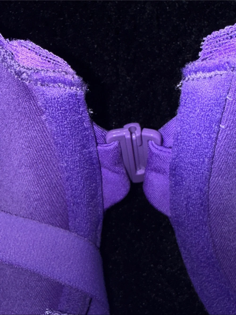 Bare Necessities Passion Purple Racerback Front-Closure Bra 32DDD - Picture 8 of 9
